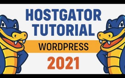 Do It Yourself – Tutorials – Hostgator Tutorial 2021 – How To Install & Make A WordPress Website