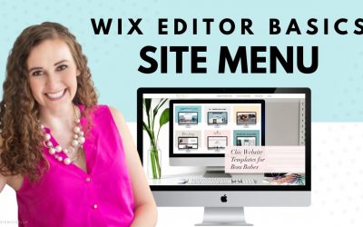 Do It Yourself – Tutorials – Navigating the Site Menu in WIX Editor | WIX Website Tutorial | Design Your Own Website