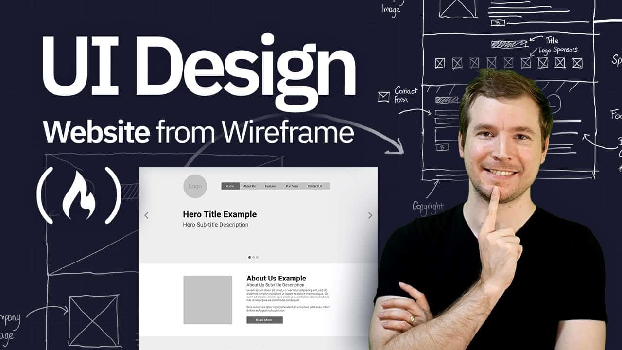 UI Design Tutorial - Website From Wireframe