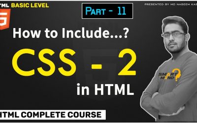 11. Include CSS in Html Webpage Full Explanation in Hindi for Beginners Part – 11