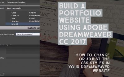 How to change or adjust the CSS styles in your Dreamweaver website – Dreamweaver Templates [9/38]