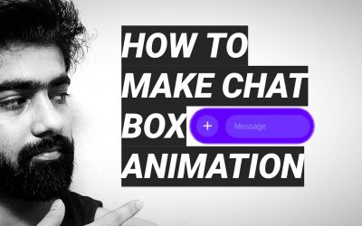 how to make chat box animation in html | css