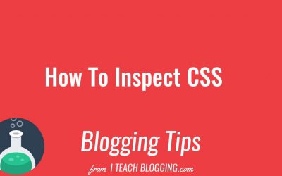 How To Inspect CSS On Google Chrome