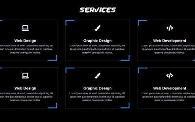 Responsive Services Section using HTML & CSS | Tutorial