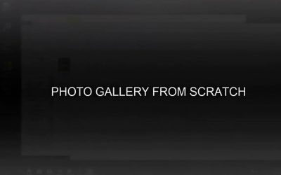 How to create a photo gallery from scratch (HTML/CSS/JS) + autochange function