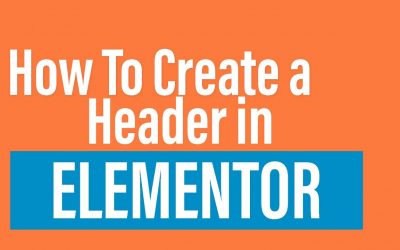 Do It Yourself – Tutorials – How To Create a Header in Elementor for Your Website | (Tutorial Series)