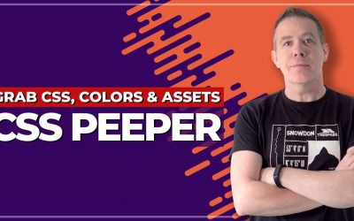 CSSPeeper: Grab CSS, Colours & Assets from ANY Website