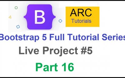 Do It Yourself – Tutorials – Bootstrap 5 Tutorial For Beginners #16 – Live Project #5 | Design your own website using Bootstrap