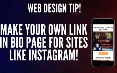 Do It Yourself – Tutorials – Building Your Own Linktree Page for Instagram | Web Design Tutorial For Authors & Content Creators