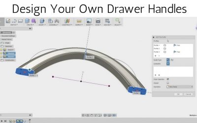 Do It Yourself – Tutorials – Design your own Drawer Handles in Fusion 360 – Loft Tool