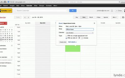 Do It Yourself – Tutorials – Google Calendar tutorial: Creating appointment slots | lynda.com