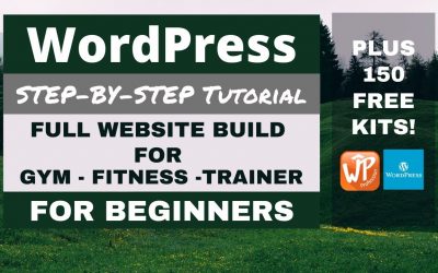 Do It Yourself – Tutorials – Make a Free WordPress Website for a Gym or Fitness Trainer Step by Step Tutorial –  No Steps Missed