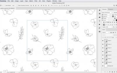 Do It Yourself – Tutorials – Pattern Preview in Photoshop 2021 – Create a grid repeat pattern tutorial