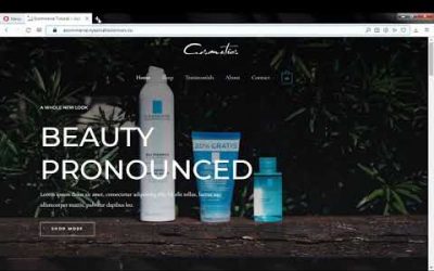 Do It Yourself – Tutorials – how to build cosmetic ecommerce website Fast and easy