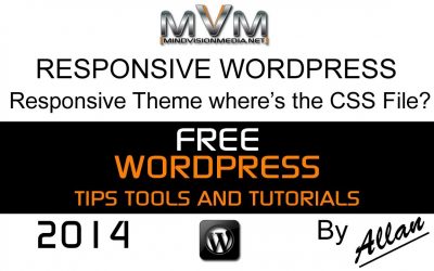 WordPress Responsive Theme – Wheres the CSS File?