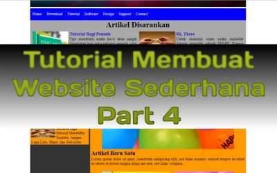 Tutorial Membuat Website Sederhana – HTML CSS (Part 4)