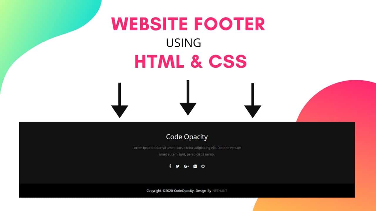 Best Footer Html Printable Templates
