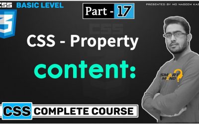 Css content propety for beginners in hindi must watch css content property  – #17