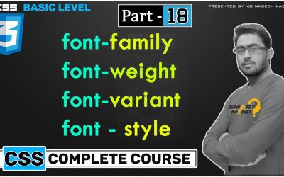 Font property in css for beginners must watch in hindi complete css for font – #18