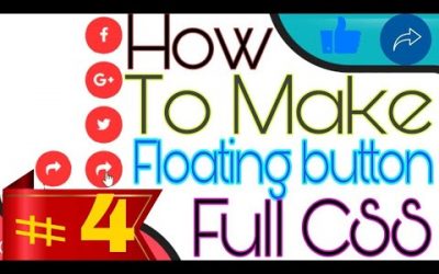 Responsive Floating Share Button in CSS | Web Development | Sharp YS
