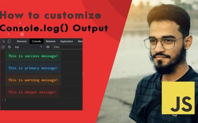 how to customize console log text in javaScript | part-1