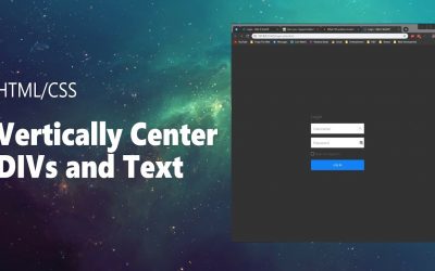 How to vertically center a DIV using Flexbox  (HTML/CSS)