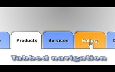 CSS Tabbed Navigation Menu – 1 of 2