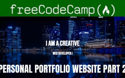 Do It Yourself – Tutorials – Build a Responsive Personal Portfolio Website  Part 2 | freeCodeCamp responsive web design project|