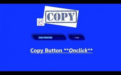 Create Button Onclick Copy Texts Using Javascript Tricks And Tutorial With Css