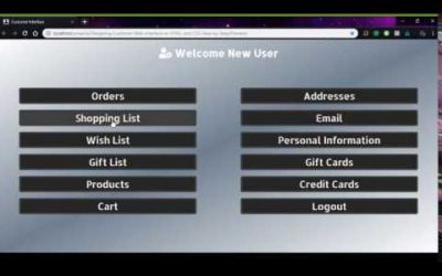 Designing Customer Web Interface in HTML and CSS Step by Step