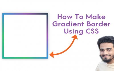 How to make gradient border using HTML & CSS | Muhibbullah Ansary