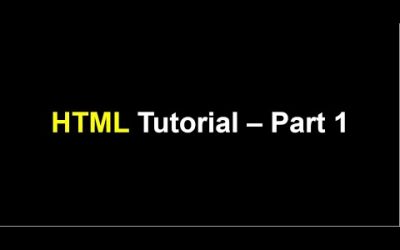 Do It Yourself – Tutorials – HTML Tutorial – Part 1