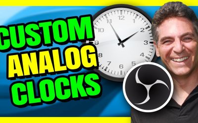 Do It Yourself – Tutorials – How To Add A Clock On OBS Studio – LUA Script With Multiple Faces Or Design Your Own