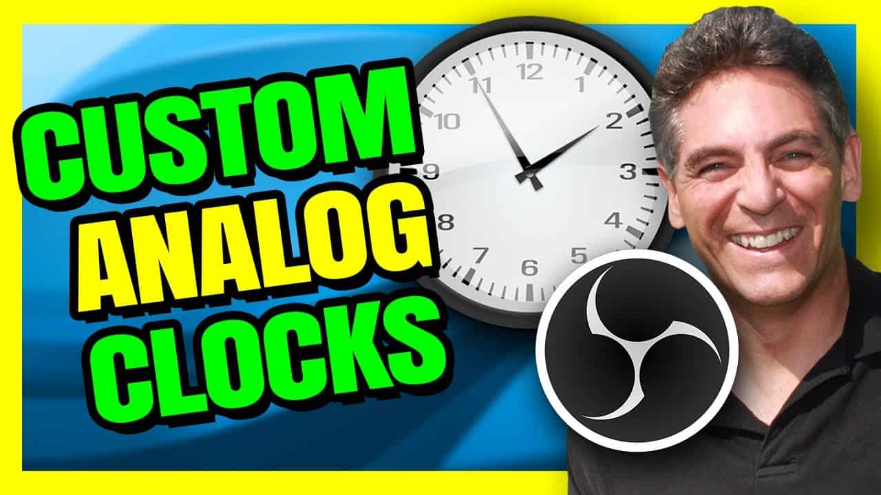 How To Add A Clock On OBS Studio - LUA Script With Multiple Faces Or Design Your Own