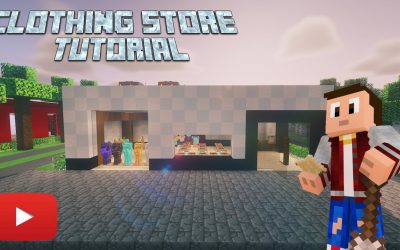 Do It Yourself – Tutorials – Minecraft Tutorial: HOW TO BUILD A CLOTHING STORE (EASY)