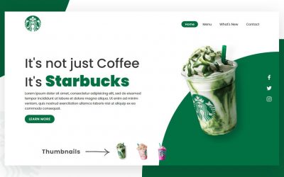 Do It Yourself – Tutorials – Starbucks Landing Page Website Design using Html CSS & Javascript | Step By Step Web Design Tutorial