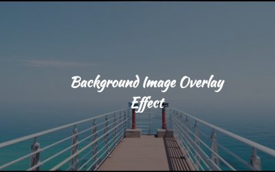 How to Add Overlay to Background Image in Html and CSS | Linear-gradient in CSS