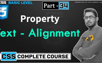 What is text alignment in css for beginners in hindi by smart mind #34