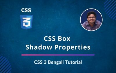 ফ্রন্ট এন্ড ডেভেলপমেন্ট সিরিজ – CSS Box Shadow Properties (বাংলা টিউটোরিয়াল)