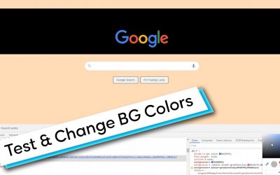 CSS Tip: How To Test & Change Background Colors