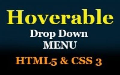 How to create a hoverable dropdown menu HTML & CSS