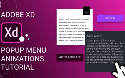 Cool Popup Animations in Adobe Xd + Export as HTML/CSS | Design Weekly