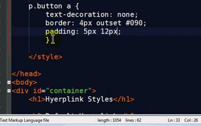 Styling Hyperlinks with CSS