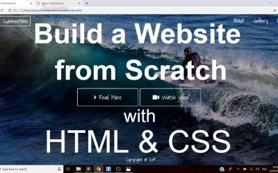 Do It Yourself – Tutorials – Build a Website from Scratch with HTML and CSS | What you need to know! | Homepage