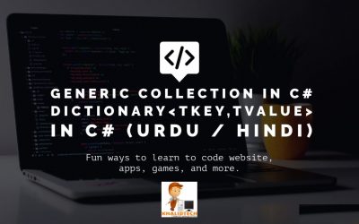 Do It Yourself – Tutorials – C# – Generic Collection | Difference Between NON-GENERIC AND Generic Collections IN C# | Dictionary