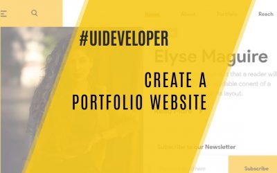 Do It Yourself – Tutorials – Create a portfolio Website | UI/Angular 9/HTML5/CSS3/Bootstrap