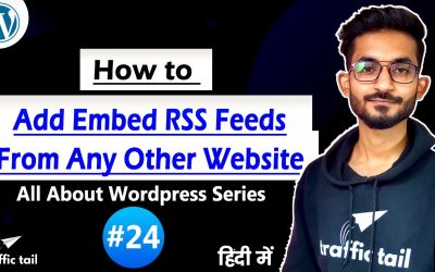 WordPress For Beginners – #24 How to Add RSS feed in WordPress Website in Hindi Through Plugin | WordPress tutorial 2021