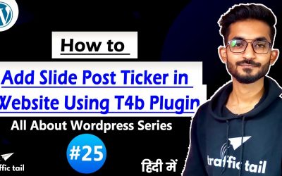 WordPress For Beginners – #25 How To Add Ticker in WordPress Website Through Plugin in Hindi | WordPress Tutorial 2021