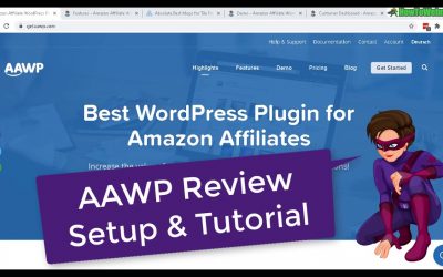 WordPress For Beginners – Amazon Affiliate For WordPress AAWP Plugin Review & Setup Tutorial PART 1