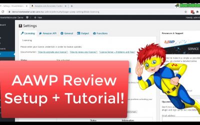 WordPress For Beginners – FULL AAWP Review & Setup Tutorial Part 2 – BEST Amazon Affiliate WordPress Plugin